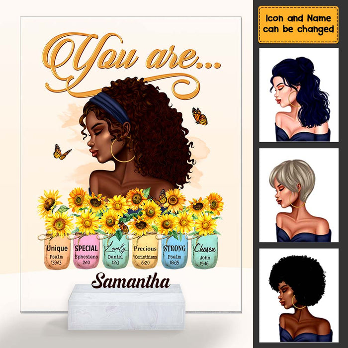 Personalized Gift For Daughter Bible Verses You Are Acrylic Plaque 22607 1