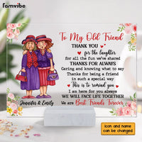 Personalized Friendship Sisters To My Friend Thank You For The Laughter Acrylic Plaque 22610 thumb 1