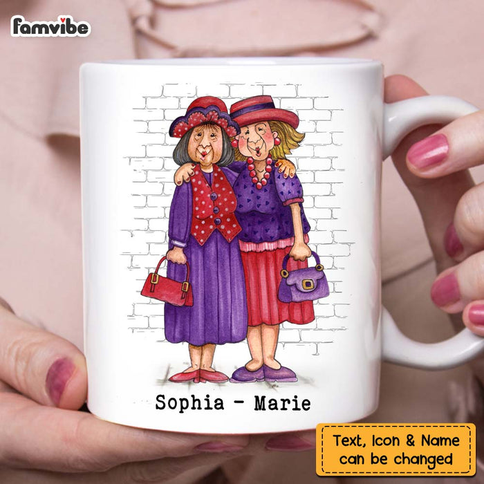 Personalized Sisters Friend Definition Friendship Love Message Mug DB241 58O47 1