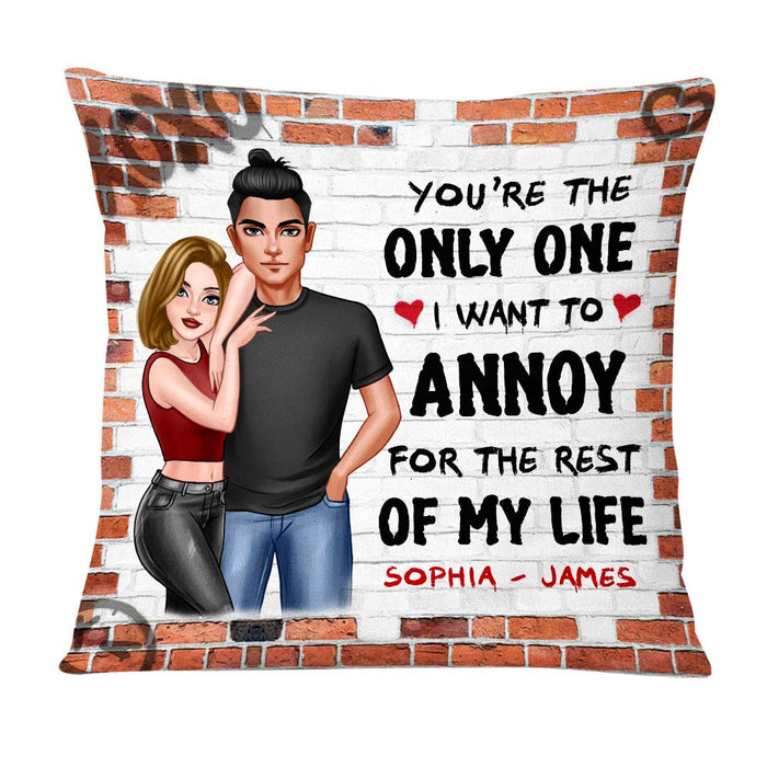 Personalized Gift For Couple You Are The One Pillow DB272 30O47 1