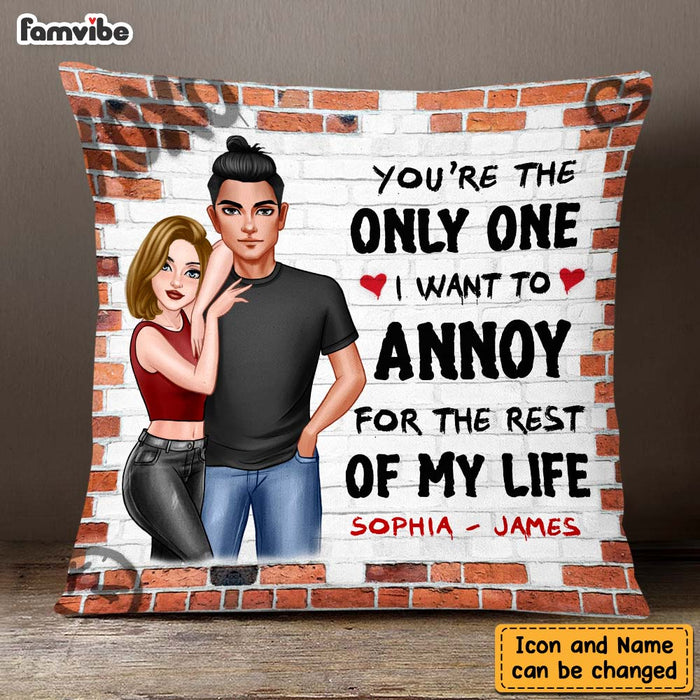 Personalized Gift For Couple You Are The One Pillow DB272 30O47 1