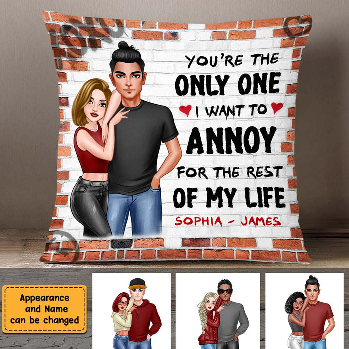 Personalized Gift For Couple You Are The One Pillow DB272 30O47 1