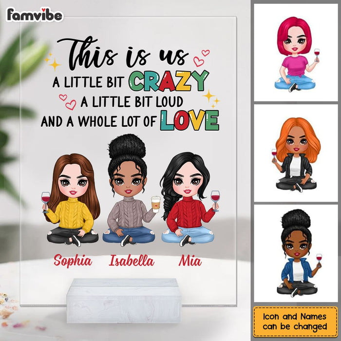 Personalized This Is Us Sisters Friendship Friends Keepsake Acrylic Plaque 22621 1