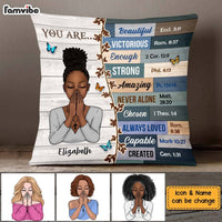 Personalized God Says You Are Inspiration Pillow DB34 32O58 thumb 1