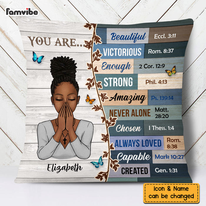 Personalized God Says You Are Inspiration Pillow DB34 32O58 1