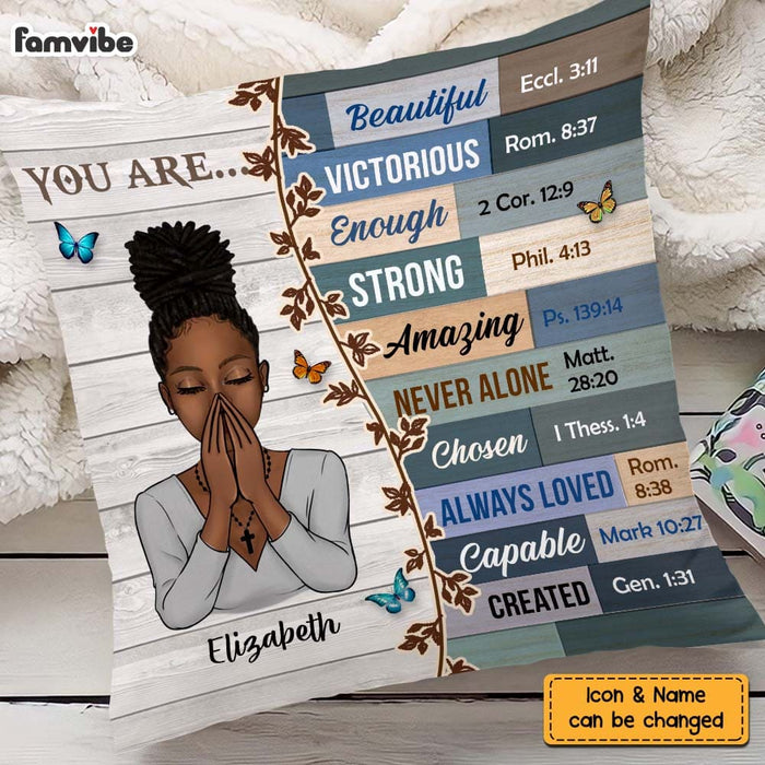 Personalized God Says You Are Inspiration Pillow DB34 32O58 1