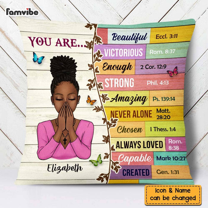 Personalized God Says You Are Inspiration Pillow DB33 32O58 1