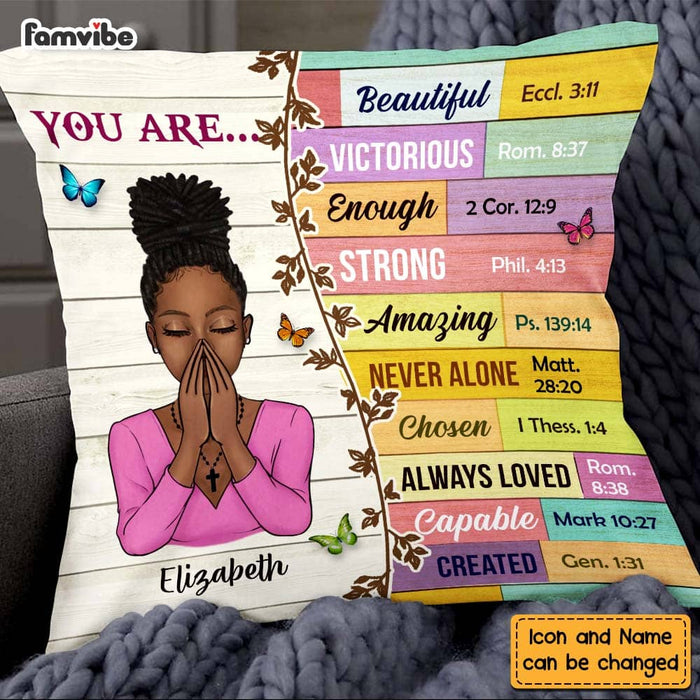 Personalized God Says You Are Inspiration Pillow DB33 32O58 1