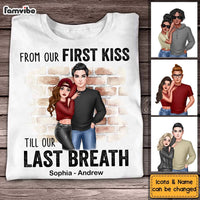 Personalized Couple From Our First Kiss Shirt - Hoodie - Sweatshirt DB241 30O58 thumb 1
