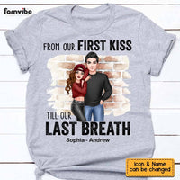 Personalized Couple From Our First Kiss Shirt - Hoodie - Sweatshirt DB241 30O58 thumb 1