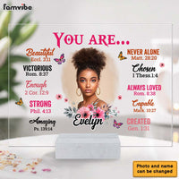 Personalized Bible Verse You Are Photo Acrylic Plaque 22638 thumb 1