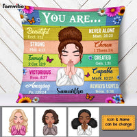 Personalized Bible Verse You Are Pillow DB261 32O58 thumb 1