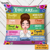 Personalized Bible Verse You Are Pillow DB261 32O58 thumb 1