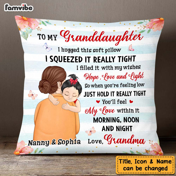 Personalized Granddaughter Hug This Pillow DB241 85O47 1