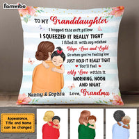 Personalized Granddaughter Hug This Pillow DB241 85O47 thumb 1