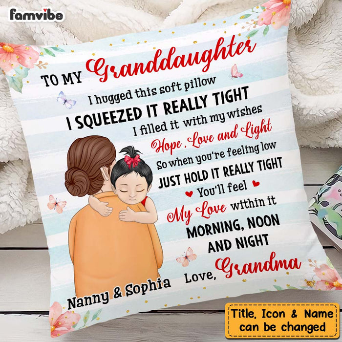 Personalized Granddaughter Hug This Pillow DB241 85O47 1