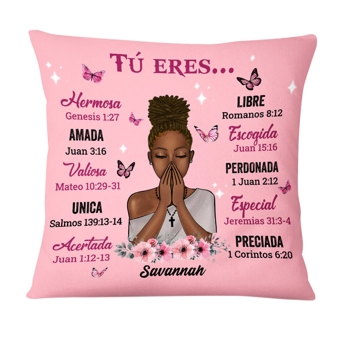 Personalized Gift For Daughter Spanish Bible Verses You Are Pillow DB233 30O58 1