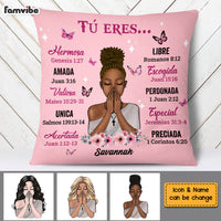 Personalized Gift For Daughter Spanish Bible Verses You Are Pillow DB233 30O58 thumb 1