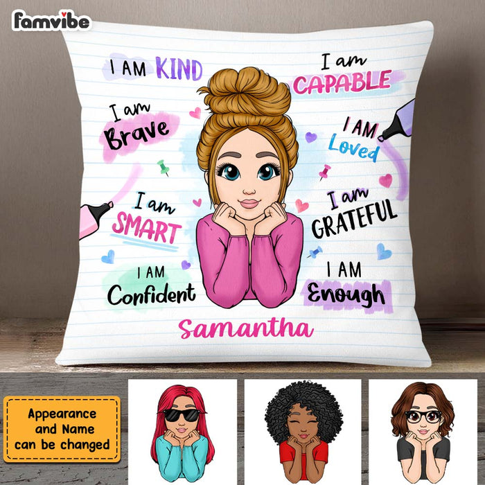Personalized I Am Kind I Am Smart Pillow DB232 32O47 1