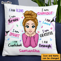 Personalized I Am Kind I Am Smart Pillow DB232 32O47 thumb 1