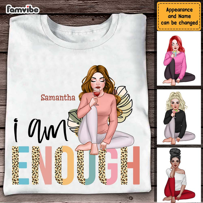 Personalized Gift For Daughter Granddaughter Self Love I Am Enough Shirt - Hoodie - Sweatshirt DB261 30O47 1