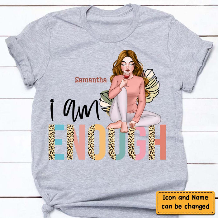 Personalized Gift For Daughter Granddaughter Self Love I Am Enough Shirt - Hoodie - Sweatshirt DB261 30O47 1