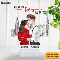 Personalized Gift For Anniversary All Of Me Loves All Of You Acrylic Plaque 22670 thumb 1