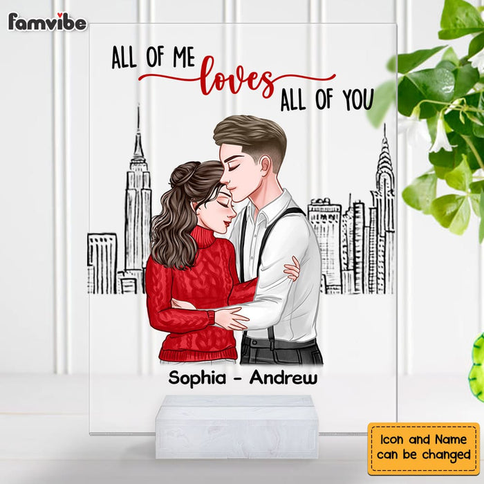 Personalized Gift For Anniversary All Of Me Loves All Of You Acrylic Plaque 22670 1
