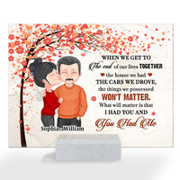 Personalized When We Get To The End Of Our Lives Couple Acrylic Plaque 22673 thumb 1