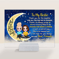 Personalized Thank You Friends Acrylic Plaque 22674 thumb 1