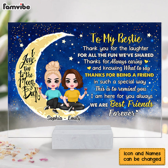 Personalized Thank You Friends Acrylic Plaque 22674 1