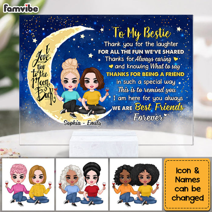 Personalized Thank You Friends Acrylic Plaque 22674 1