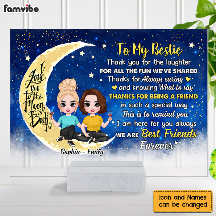 Personalized Thank You Friends Acrylic Plaque 22674 1