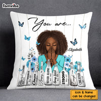 Personalized Gift For Daughter Bible Verses You Are Pillow 22710 thumb 1