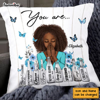 Personalized Gift For Daughter Bible Verses You Are Pillow 22710 thumb 1
