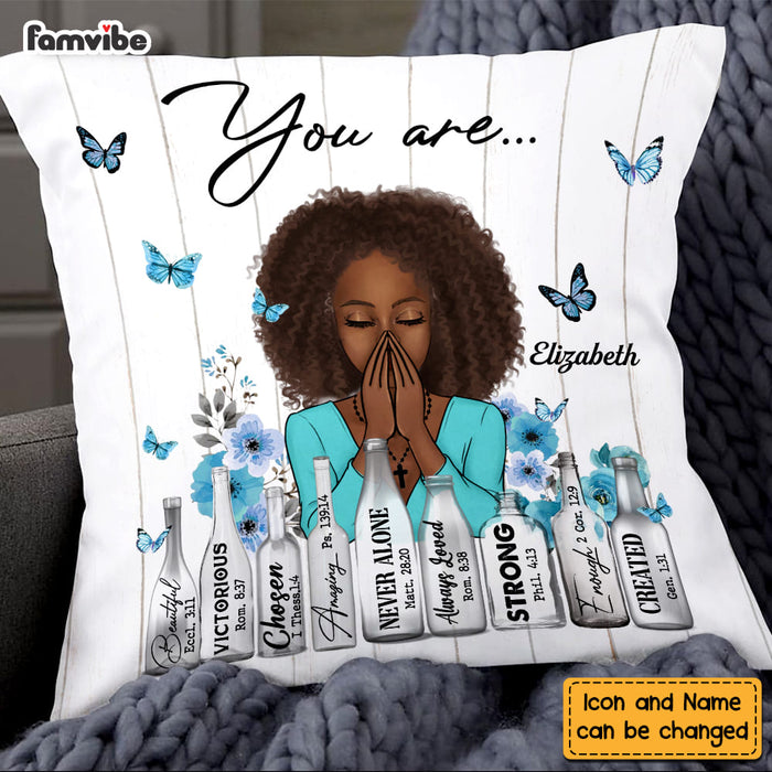 Personalized Gift For Daughter Bible Verses You Are Pillow 22710 1