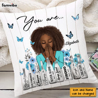 Personalized Gift For Daughter Bible Verses You Are Pillow 22710 thumb 1