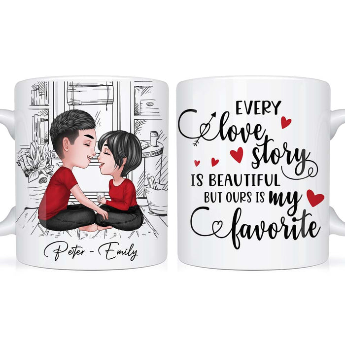 Personalized Couple Love Story Mug 22714 1