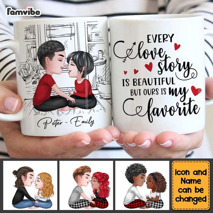 Personalized Couple Love Story Mug 22714 1