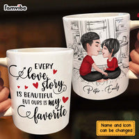 Personalized Couple Love Story Mug 22714 thumb 1