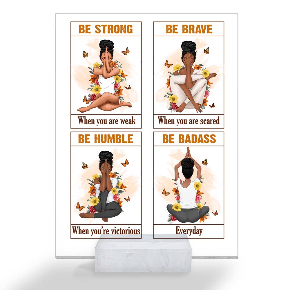 Personalized Be Strong Be Brave Be Humble Acrylic Plaque 22718 Primary Mockup