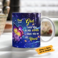 Personalized Butterfly Memorial Mom Dad Mug OB312 95O58 thumb 1