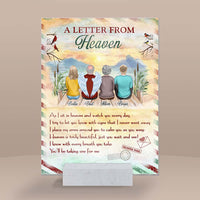 Personalized Letter From Heaven Acrylic Plaque 22723 thumb 1