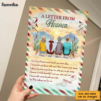 Personalized Letter From Heaven Acrylic Plaque 22723 thumb 1
