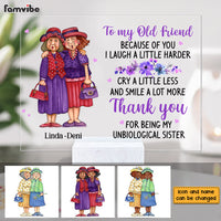 Personalized Old Friend Smile A Lot More Acrylic Plaque 22724 thumb 1