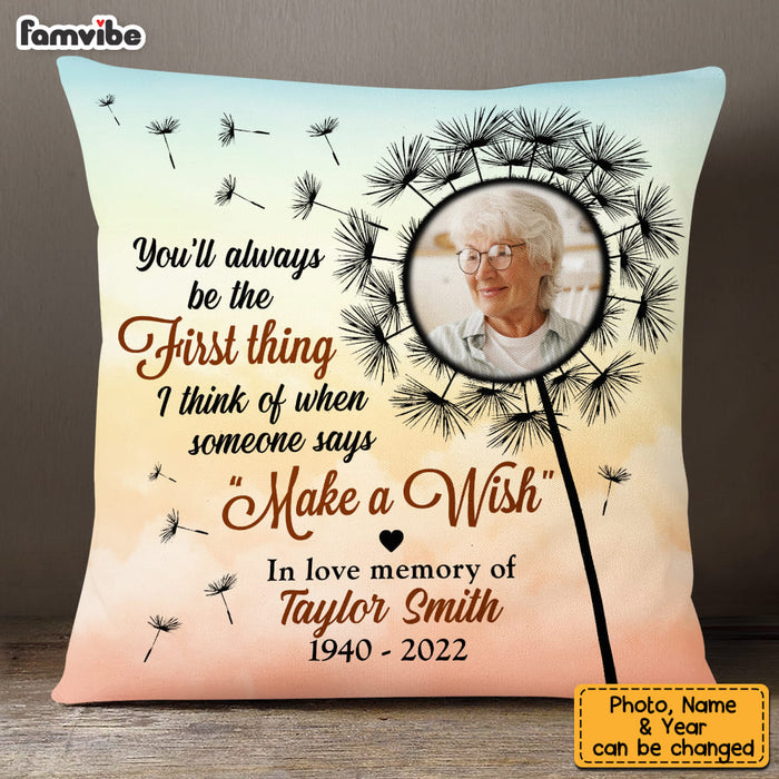 Personalized When Someone Says Photo Memorial Pillow 22725 1