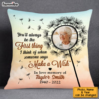 Personalized When Someone Says Photo Memorial Pillow 22725 thumb 1