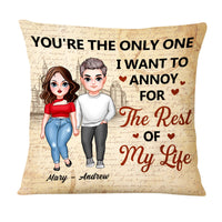 Personalized Couple You Are The One Pillow 22728 thumb 1
