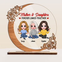 Personalized Mother & Daughters Forever Linked Together Plaque 22735 thumb 1