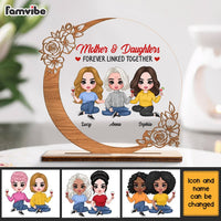 Personalized Mother & Daughters Forever Linked Together Plaque 22735 thumb 1